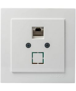 Λευκή πρίζα δικτύου CAT6
