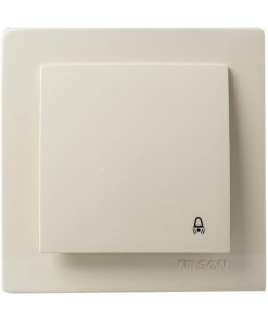 Μπέζ μπουτόν κουδουνιού 12V-220V