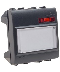 Μπουτόν επιγραφής με λυχνία 220V γραφίτης