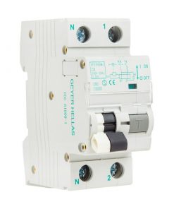 Alternative view of Ρελέ διαφυγής με ασφάλεια 2P 6A 30mA C