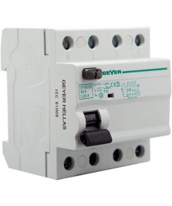 Ρελέ διαφυγής 4P 63A 300mA AC