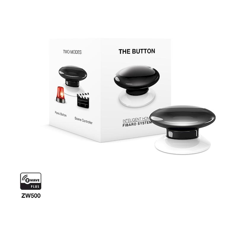 FIBARO Button χρώμα Μαύρο (Z-Wave)