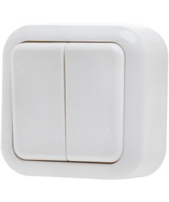 Διακόπτης K-R λευκός IP20