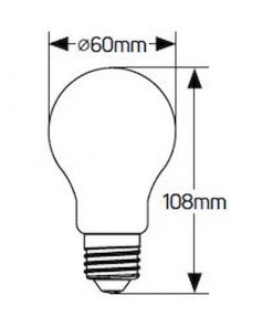 Λάμπα LED Κλασσική A60 12W E27 3000K 1055lm
