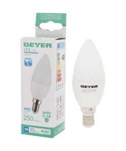 Alternative view of Λάμπα LED Κερί C37 3W E14 4000K 270lm