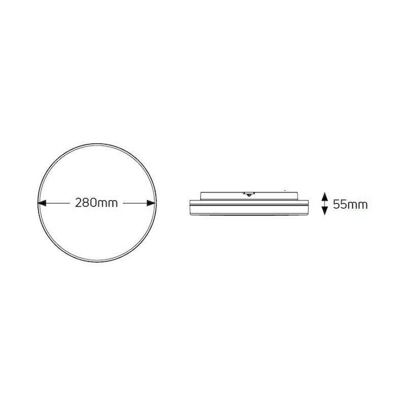 Απλίκα LED 15W 3000K 1250lm