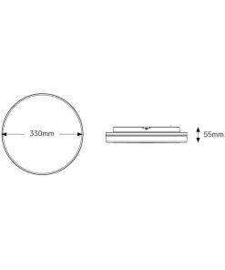 Απλίκα LED 18W 3000K 1500lm