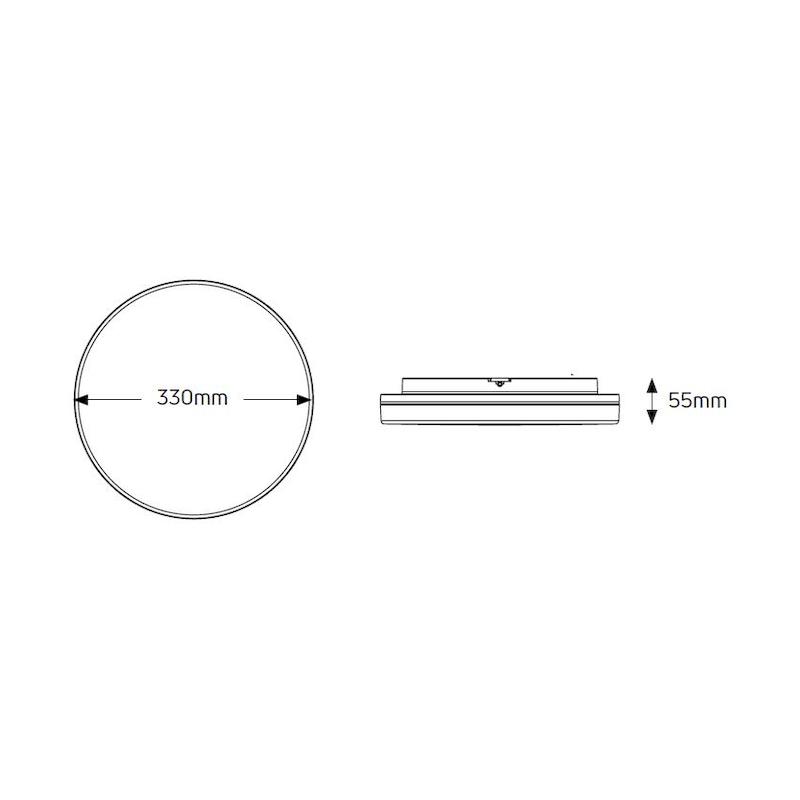 Απλίκα LED 24W 3000K 2050lm