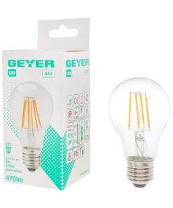 Alternative view of Λάμπα LED Filament Κλασσική A60 4W E27 2700K 470lm διάφανη