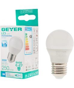 Λάμπα LED Σφαιρική G45 3W E27 4000K 250lm