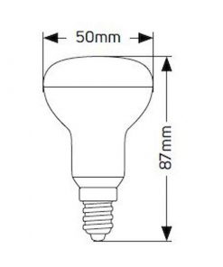 Λάμπα LED R50 5W E14 4000K 400lm