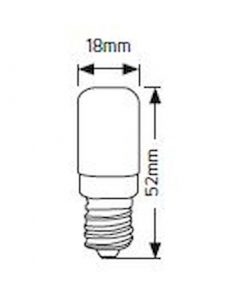 Λάμπα LED Νυxτός T20 1.3W E14 πράσινο 70lm