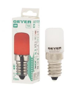 Alternative view of Λάμπα LED Νυxτός T20 1.3W E14 κόκκινο 70lm