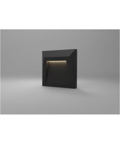 Alternative view of Φωτιστικό LED εξωτερικού χώρου επίτοιχο 1.2W 3000K 110lm IP54 μαύρο